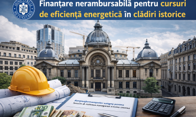 Finanțare nerambursabilă pentru cursuri de eficiență energetică în clădiri istorice
